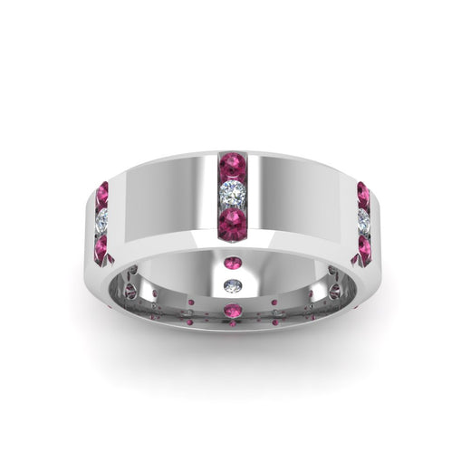channel-set-3-stone-diamond-mens-wedding-band-anniversary-ring-with-pink-sapphire-in-14K-white-gold-FDM8113BGSADRPIANGLE5-NL-WG.jpg