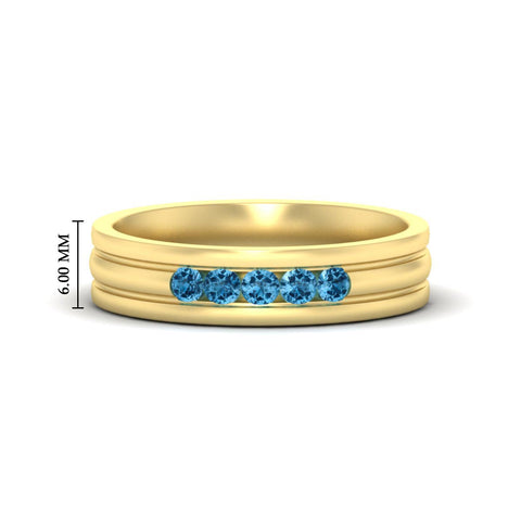 channel-set-5-stone-blue-topaz-mens-engagement-ring-in-yellow-gold-fdm1212gicblto-nl-yg-hw