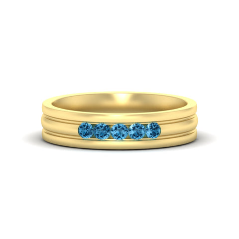 channel-set-5-stone-blue-topaz-mens-engagement-ring-in-yellow-gold-fdm1212gicblto-nl-yg