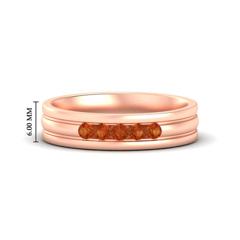 channel-set-5-stone-orange-sapphire-mens-engagement-ring-in-rose-gold-fdm1212gsaor-nl-rg-hw
