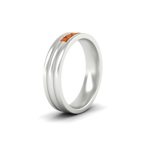 channel-set-5-stone-orange-sapphire-mens-engagement-ring-in-white-gold-fdm1212gsaorangle2-nl-wg