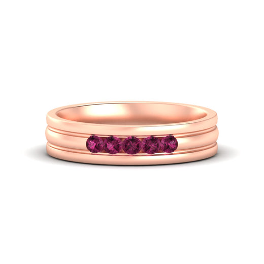 channel-set-5-stone-pink-sapphire-mens-engagement-ring-in-rose-gold-fdm1212gsadrpi-nl-rg