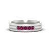 Load image into Gallery viewer, channel-set-5-stone-pink-sapphire-mens-engagement-ring-in-white-gold-fdm1212gsadrpi-nl-wg