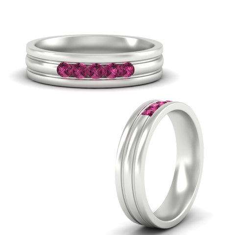 channel-set-5-stone-pink-sapphire-mens-engagement-ring-in-white-gold-fdm1212gsadrpiangle3-nl-wg