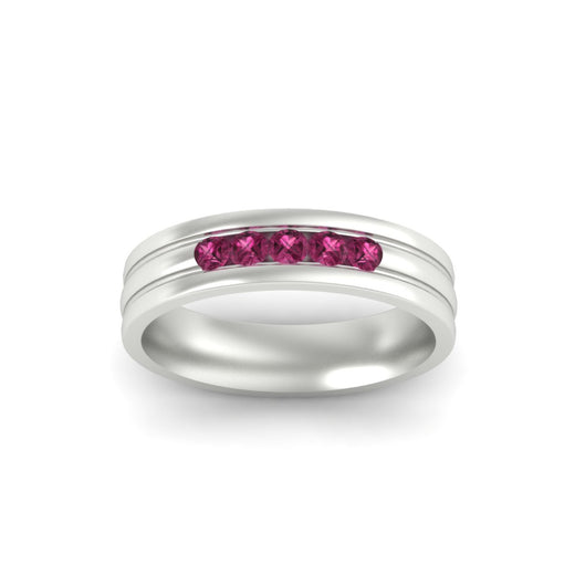 channel-set-5-stone-pink-sapphire-mens-engagement-ring-in-white-gold-fdm1212gsadrpiangle5-nl-wg