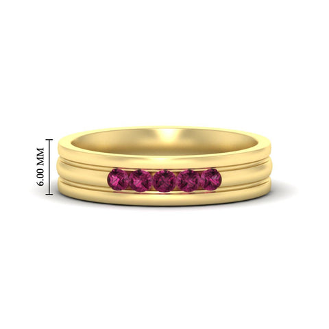 channel-set-5-stone-pink-sapphire-mens-engagement-ring-in-yellow-gold-fdm1212gsadrpi-nl-yg-hw