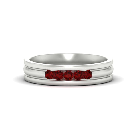 channel-set-5-stone-ruby-mens-engagement-ring-in-white-gold-fdm1212grudr-nl-wg