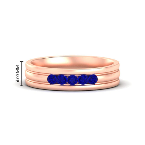 channel-set-5-stone-sapphire-mens-engagement-ring-in-rose-gold-fdm1212gsabl-nl-rg-hw