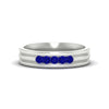 Load image into Gallery viewer, channel-set-5-stone-sapphire-mens-engagement-ring-in-white-gold-fdm1212gsabl-nl-wg