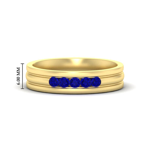channel-set-5-stone-sapphire-mens-engagement-ring-in-yellow-gold-fdm1212gsabl-nl-yg-hw
