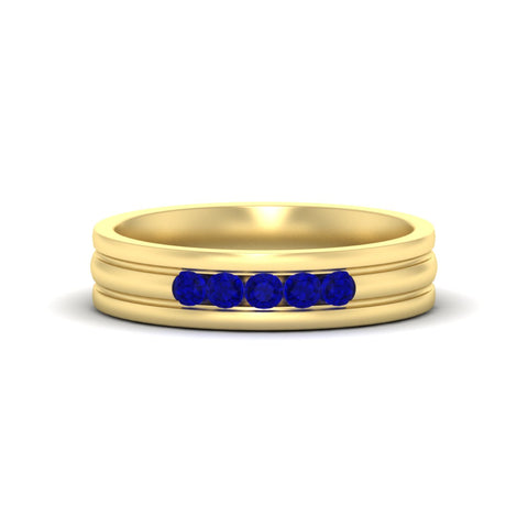 channel-set-5-stone-sapphire-mens-engagement-ring-in-yellow-gold-fdm1212gsabl-nl-yg