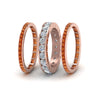 Load image into Gallery viewer, channel-set-diamond-eternity-stack-band-with-orange-sapphire-in-14K-rose-gold-FD8412BGSAOR-NL-RG.jpg