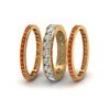 Load image into Gallery viewer, channel-set-diamond-eternity-stack-band-with-orange-sapphire-in-14K-yellow-gold-FD8412BGSAOR-NL-YG.jpg