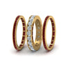 Load image into Gallery viewer, channel-set-diamond-eternity-stack-band-with-ruby-in-14K-yellow-gold-FD8412BGRUDR-NL-YG.jpg