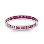 Load image into Gallery viewer, channel-set-eternity-pink-sapphire-band-1-carat-in-white-gold-FDEWB160PRBGSADRPIANGLE5-1.00CT-NL-WG.jpg?v=1766128412