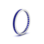 Load image into Gallery viewer, channel-set-eternity-sapphire-band-1-carat-in-white-gold-FDEWB160PRBGSABLANGLE2-1.00CT-NL-WG.jpg?v=1766128413