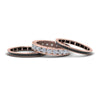 Load image into Gallery viewer, channel-set-eternity-stack-band-with-black-diamond-in-14K-rose-gold-FD8412BGBLACK-NL-RG.jpg