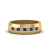 Load image into Gallery viewer, channel-set-princess-cut-band-for-men-with-black-diamond-in-14k-yellow-gold-fdmr1097gblack-nl-yg