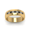 Load image into Gallery viewer, channel-set-princess-cut-band-for-men-with-black-diamond-in-14k-yellow-gold-fdmr1097gblack-nl-yg