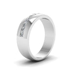 Load image into Gallery viewer, channel-set-princess-cut-diamond-band-for-men-in-14k-white-gold-fdmr1097-nl-wg
