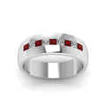 Thumbnail 41 - channel-set-princess-cut-diamond-band-for-men-with-ruby-in-14k-white-gold-fdmr1097grudr-nl-wg