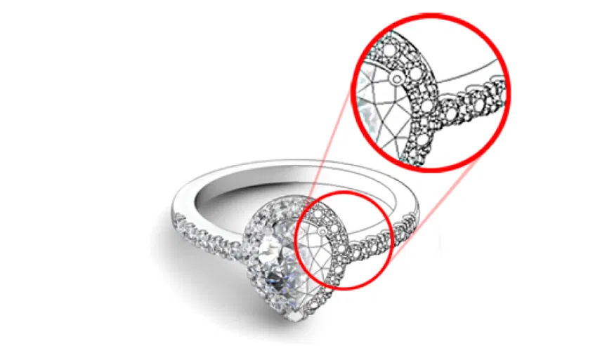 French Prong Set Ring