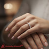 Load image into Gallery viewer, channel-set-wedding-band-rose-gold-fdwb5242-0.50ct-model