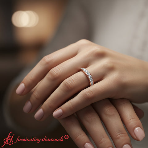 channel-set-wedding-band-rose-gold-fdwb5242-0.50ct-model