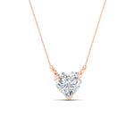 Load image into Gallery viewer, Classic Heart Solitaire Pendant
