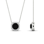 Load image into Gallery viewer, charming-round-black-diamond-halo-cushion-diamond-pendant-in-FDPD11396GBLACKANGLE1-NL-WG
