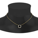 Load image into Gallery viewer, charming-round-black-diamond-halo-cushion-diamond-pendant-in-FDPD11396GBLACKANGLE1-NL-YG
