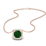 Load image into Gallery viewer, charming-round-emerald-halo-cushion-diamond-pendant-in-FDPD11396GEMGRANGLE1-NL-RG
