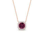 Load image into Gallery viewer, charming-round-pink-sapphire-halo-cushion-diamond-pendant-in-FDPD11396GSADRPIANGLE1-NL-RG
