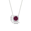 Load image into Gallery viewer, charming-round-pink-sapphire-halo-cushion-diamond-pendant-in-FDPD11396GSADRPIANGLE1-NL-WG