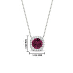 Load image into Gallery viewer, charming-round-pink-sapphire-halo-cushion-diamond-pendant-in-FDPD11396GSADRPIANGLE1-NL-WG
