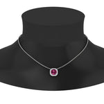 Load image into Gallery viewer, charming-round-pink-sapphire-halo-cushion-diamond-pendant-in-FDPD11396GSADRPIANGLE1-NL-WG
