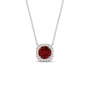 Load image into Gallery viewer, charming-round-ruby-halo-cushion-diamond-pendant-in-FDPD11396GRUDRANGLE1-NL-WG