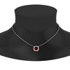Load image into Gallery viewer, charming-round-ruby-halo-cushion-diamond-pendant-in-FDPD11396GRUDRANGLE1-NL-WG