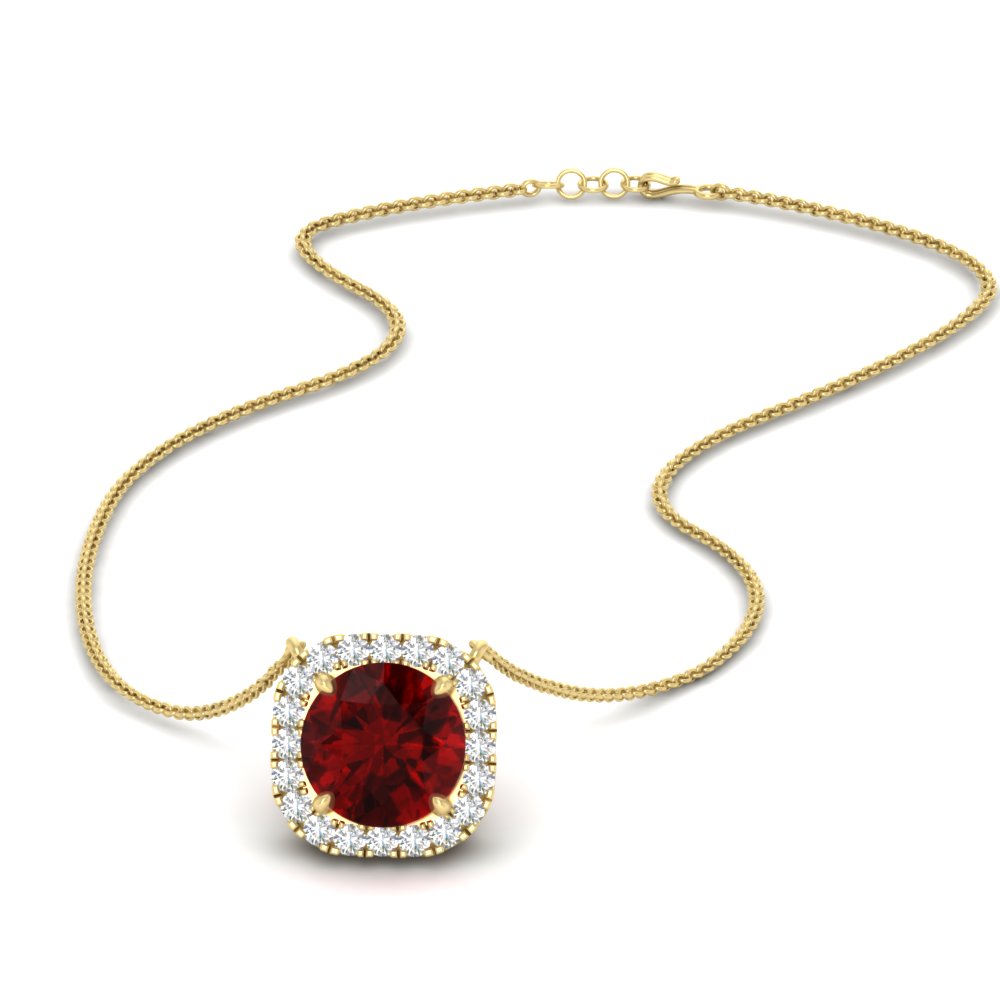 charming-round-ruby-halo-cushion-diamond-pendant-in-FDPD11396GRUDRANGLE1-NL-YG