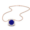 Load image into Gallery viewer, charming-round-sapphire-halo-cushion-diamond-pendant-in-FDPD11396GSABLANGLE1-NL-RG