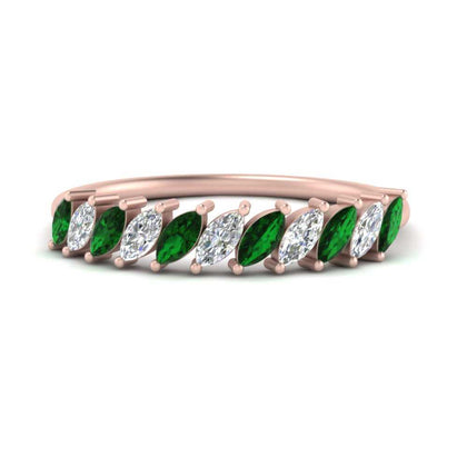 Diagonal Diamond Marquise Half Band-in-Rose GoldFD9726B-NL-RG.jpg