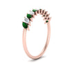 Load image into Gallery viewer, cheap-marquise-stack-diamond-band-with-emerald-in-rose-gold-FD9726BGEMGR-NL-RG.jpg