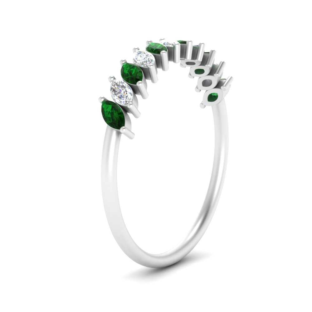cheap-marquise-stack-diamond-band-with-emerald-in-white-gold-FD9726BGEMGR-NL-WG.jpg