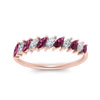 Load image into Gallery viewer, cheap-marquise-stack-diamond-band-with-pink-sapphire-in-rose-gold-FD9726BGSADRPI-NL-RG.jpg