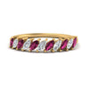 Load image into Gallery viewer, cheap-marquise-stack-diamond-band-with-pink-sapphire-in-yellow-gold-FD9726BGSADRPI-NL-YG.jpg
