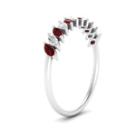 Load image into Gallery viewer, cheap-marquise-stack-diamond-band-with-ruby-in-white-gold-FD9726BGRUDR-NL-WG.jpg
