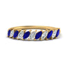 Load image into Gallery viewer, cheap-marquise-stack-diamond-band-with-sapphire-in-yellow-gold-FD9726BGSABL-NL-YG.jpg
