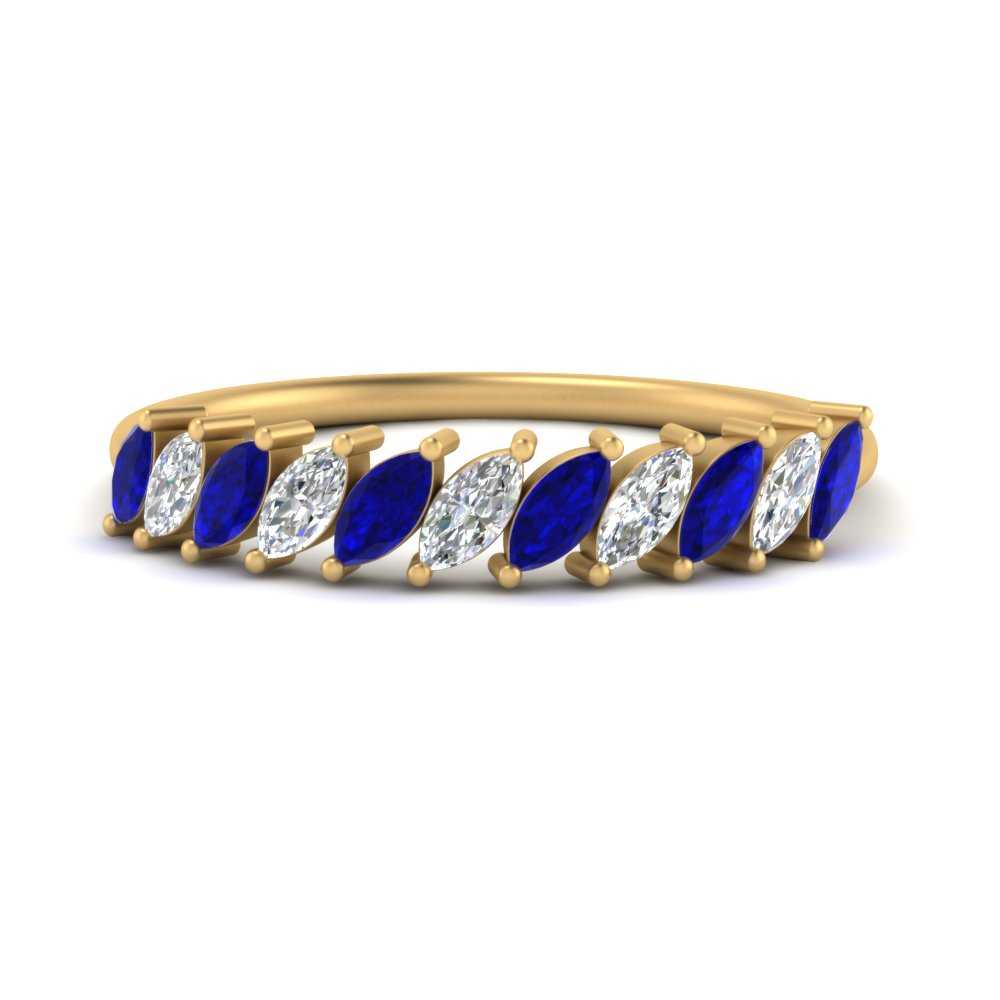 cheap-marquise-stack-diamond-band-with-sapphire-in-yellow-gold-FD9726BGSABL-NL-YG.jpg
