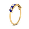 Load image into Gallery viewer, cheap-marquise-stack-diamond-band-with-sapphire-in-yellow-gold-FD9726BGSABL-NL-YG.jpg