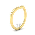 Thumbnail 9 - chevron-wedding-ring-with-baguette-and-princess-diamonds-in-yellow-gold-FD11354BANGLE2-NL-YG-HW